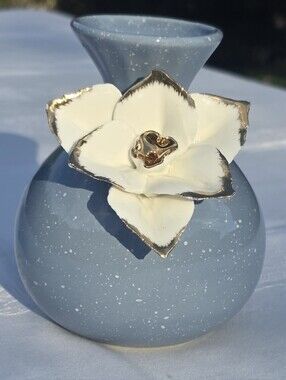 ✨ RARE & RETIRED ✨ Anthropologie x Molly Hatch "Gilded Bloom" Ceramic Vase
